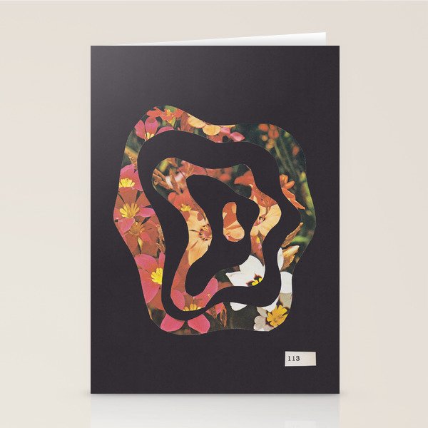 Contours of Blooms #2 Stationery Card Gallery Image 2