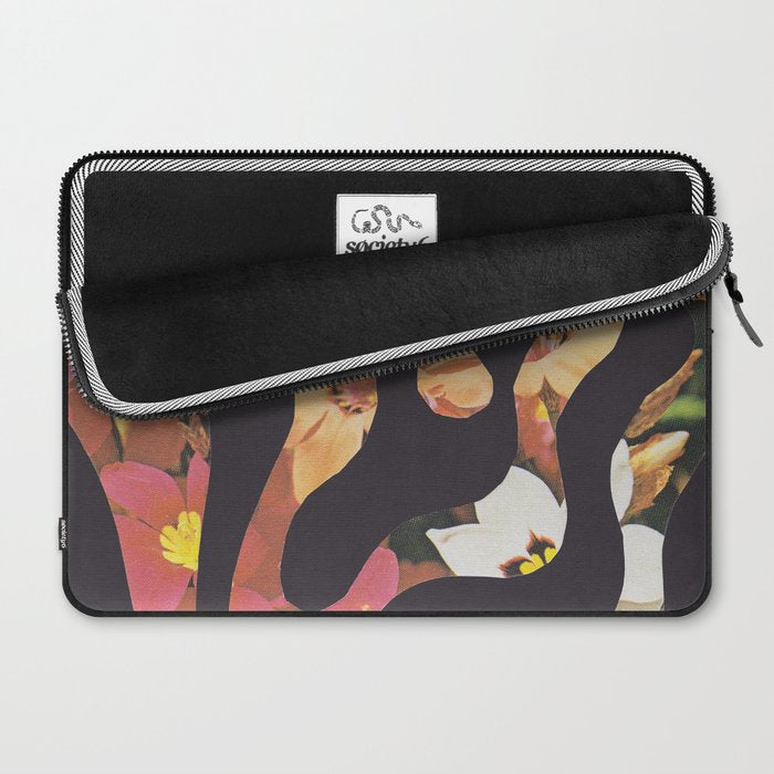 Contours of Blooms #2 Laptop Sleeve Gallery Image 2