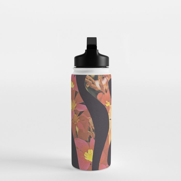 Contours of Blooms #2 Water Bottle Gallery Image 3