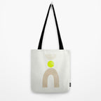 Balancing Shapes NO.3 | Neon Tote Bag Gallery Image 2