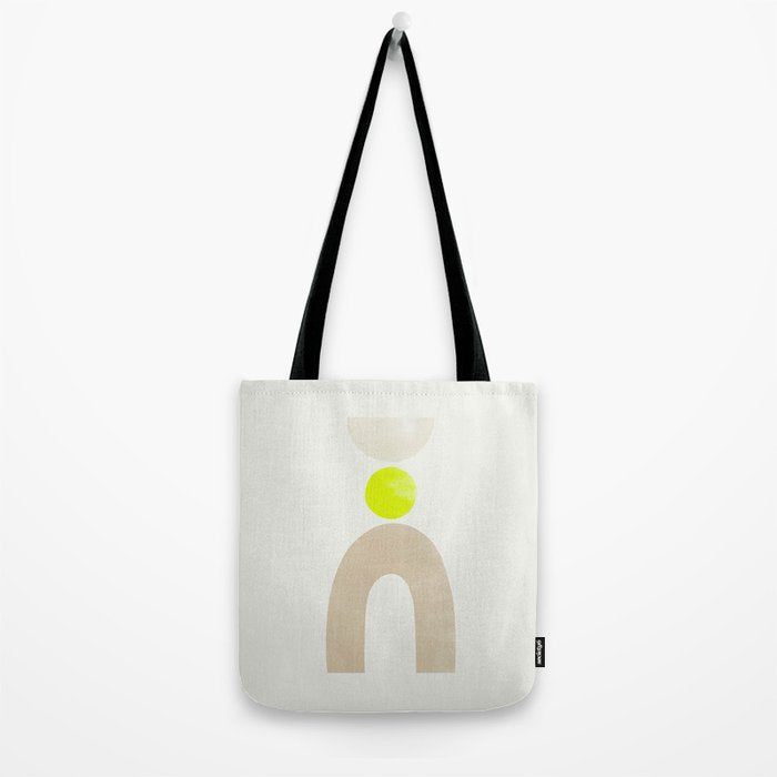 Balancing Shapes NO.3 | Neon Tote Bag Gallery Image 2