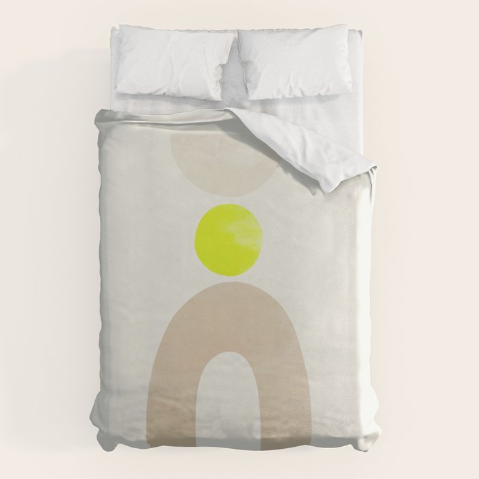 Balancing Shapes NO.3 | Neon Duvet Cover Gallery Image 6