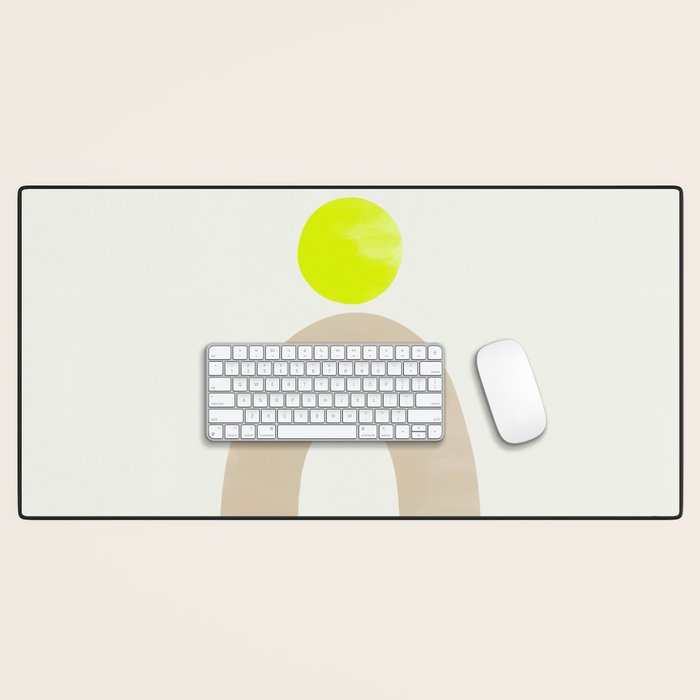 Balancing Shapes NO.3 | Neon Desk Mat Gallery Image 1