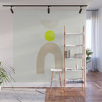 Balancing Shapes NO.3 | Neon Wall Mural Gallery Image 1