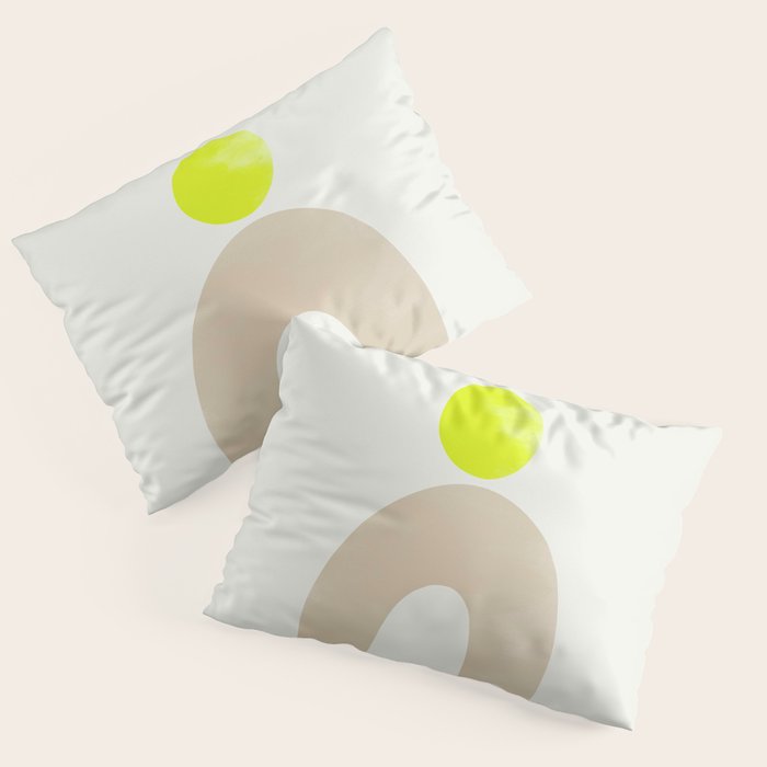 Balancing Shapes NO.3 | Neon Pillow Sham Gallery Image 3
