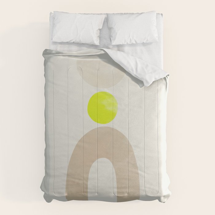 Balancing Shapes NO.3 | Neon Comforter Gallery Image 6