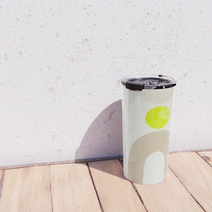 Balancing Shapes NO.3 | Neon Travel Mug Gallery Image 4