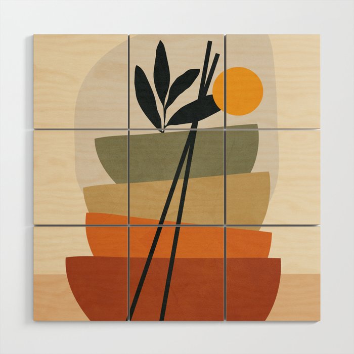 Small Stack Wood Wall Art Gallery Image 1