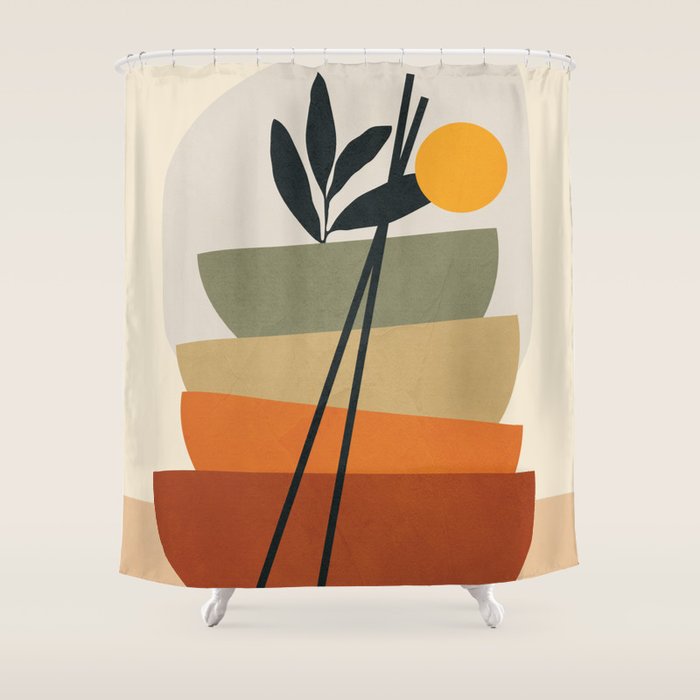 Small Stack Shower Curtain Gallery Image 1