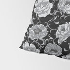 Goth Romantic Vintage Peonies Pillow Sham Gallery Image 4