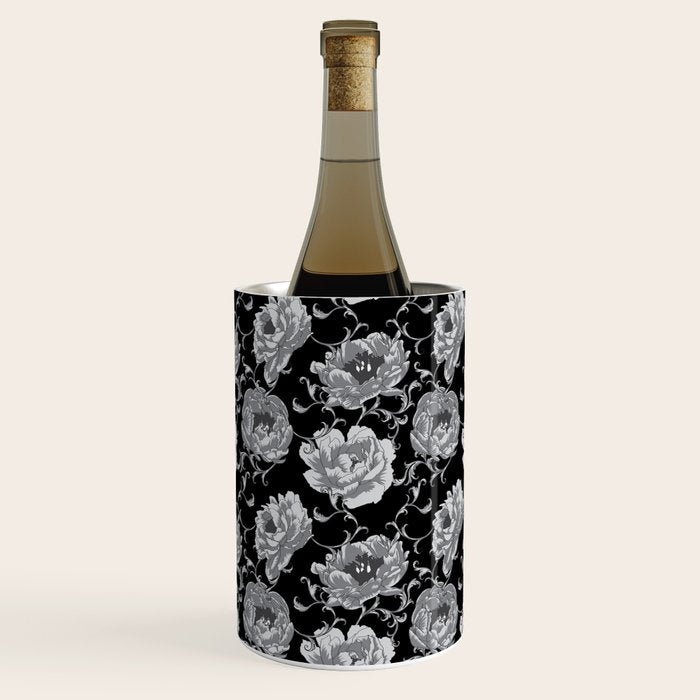 Goth Romantic Vintage Peonies Wine Chiller Gallery Image 1