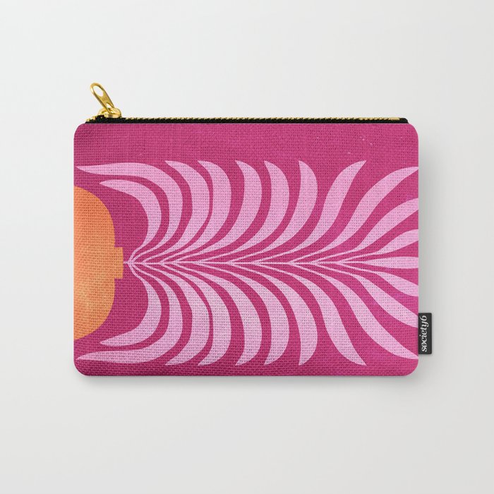 THE VASE 02: Bordeaux Wine Leaves Carry All Pouch Gallery Image 1