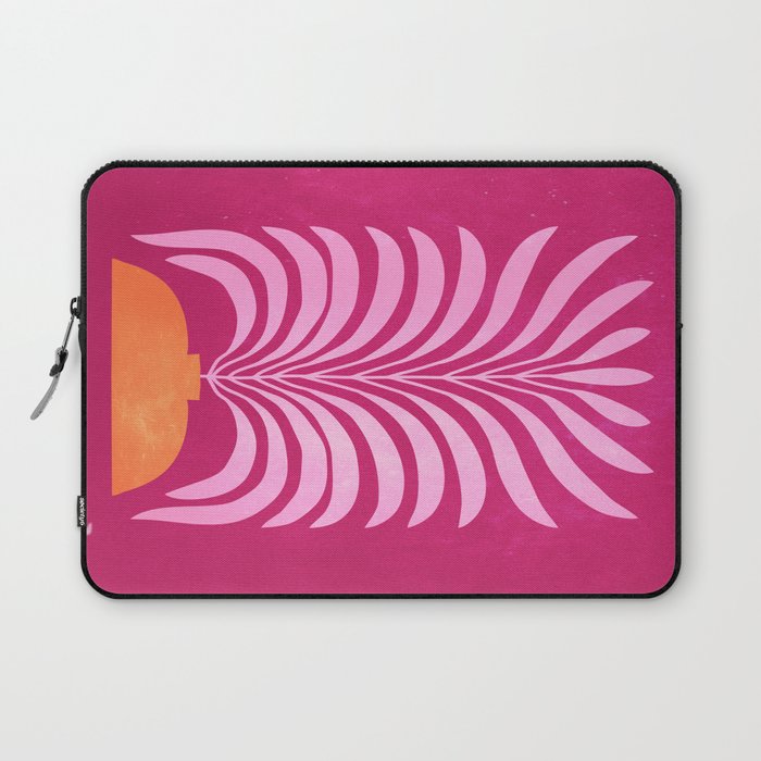 THE VASE 02: Bordeaux Wine Leaves Laptop Sleeve Gallery Image 1
