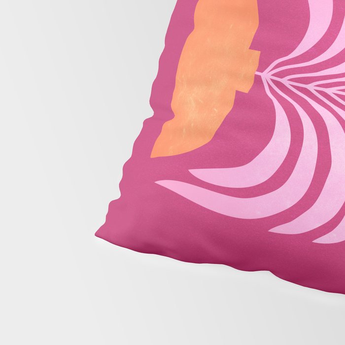 THE VASE 02: Bordeaux Wine Leaves Pillow Sham Gallery Image 4