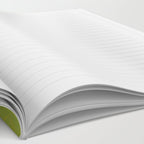 abstract jungle fever leaves in floral green Notebook Gallery Image 2