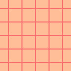 Peach Pink Grid Minimal Geometric Pattern Coffee Mug Gallery Image 2