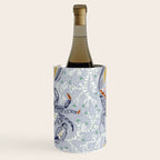Lobster and crab coastal nostalgia grey Wine Chiller Gallery Image 2