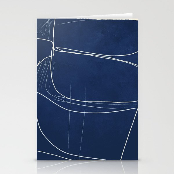 Minimal Abstract Line Art 15 Stationery Card Gallery Image 1