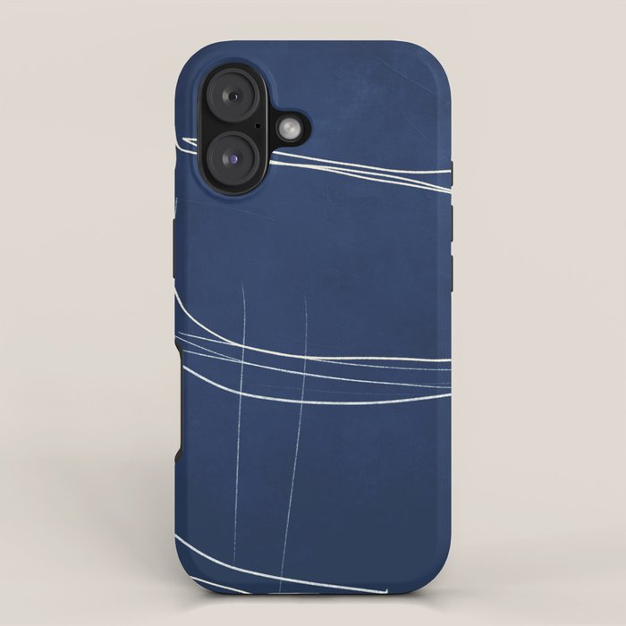 Minimal Abstract Line Art 15 iPhone Case Gallery Image 1