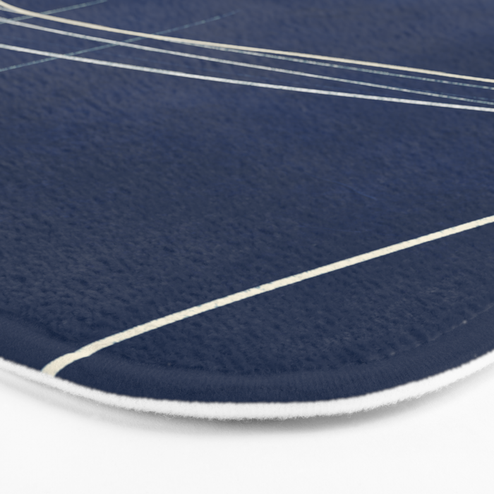 Minimal Abstract Line Art 15 Bath Mat Gallery Image 3
