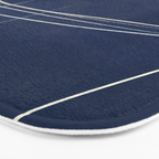 Minimal Abstract Line Art 15 Bath Mat Gallery Image 3