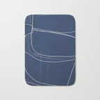 Minimal Abstract Line Art 15 Bath Mat Gallery Image 1