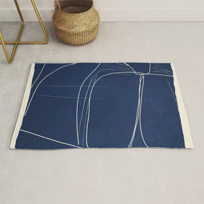 Minimal Abstract Line Art 15 Rug Gallery Image 1