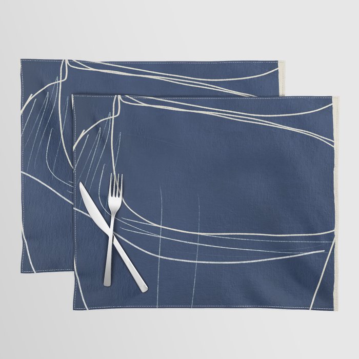 Minimal Abstract Line Art 15 Placemat Gallery Image 1