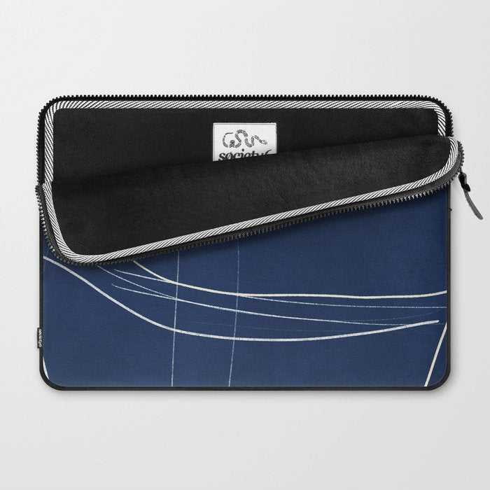 Minimal Abstract Line Art 15 Laptop Sleeve Gallery Image 2