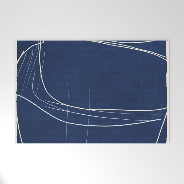 Minimal Abstract Line Art 15 Welcome Mat Gallery Image 1