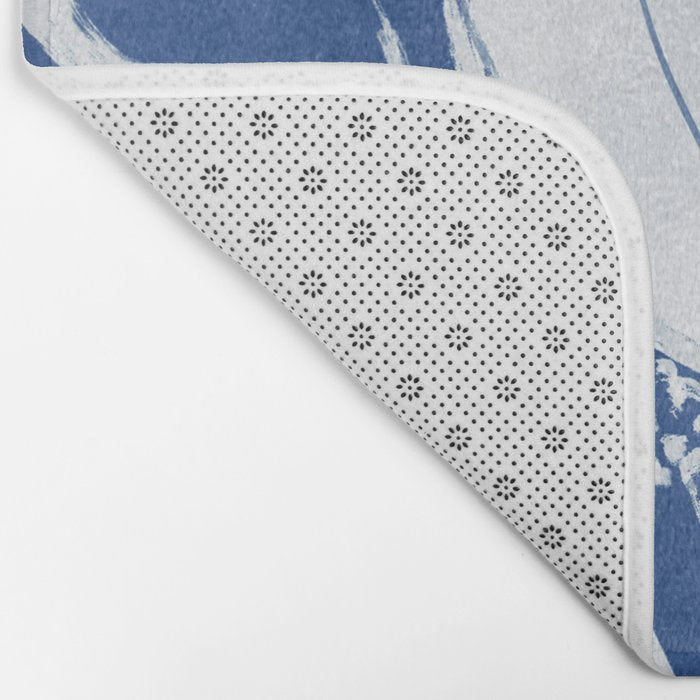 minimal plant 24/Blue Bath Mat Gallery Image 2