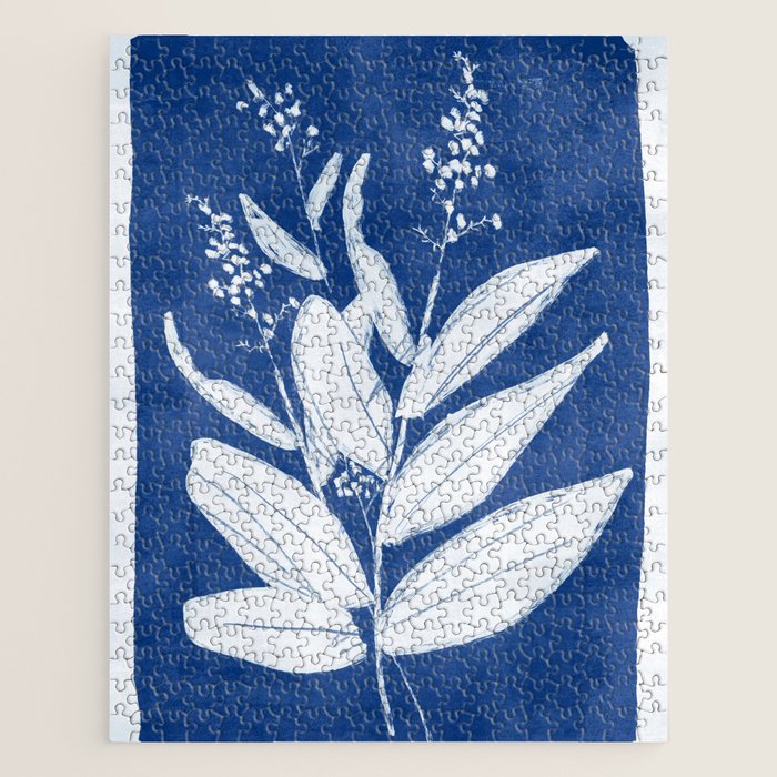 minimal plant 24/Blue Jigsaw Puzzle Gallery Image 1