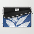 minimal plant 24/Blue Laptop Sleeve Gallery Image 2