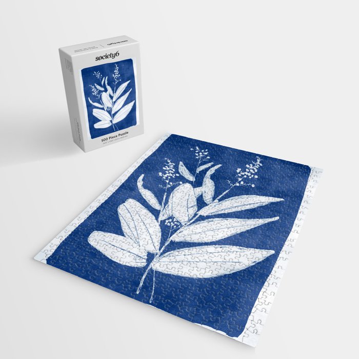 minimal plant 24/Blue Jigsaw Puzzle Gallery Image 2