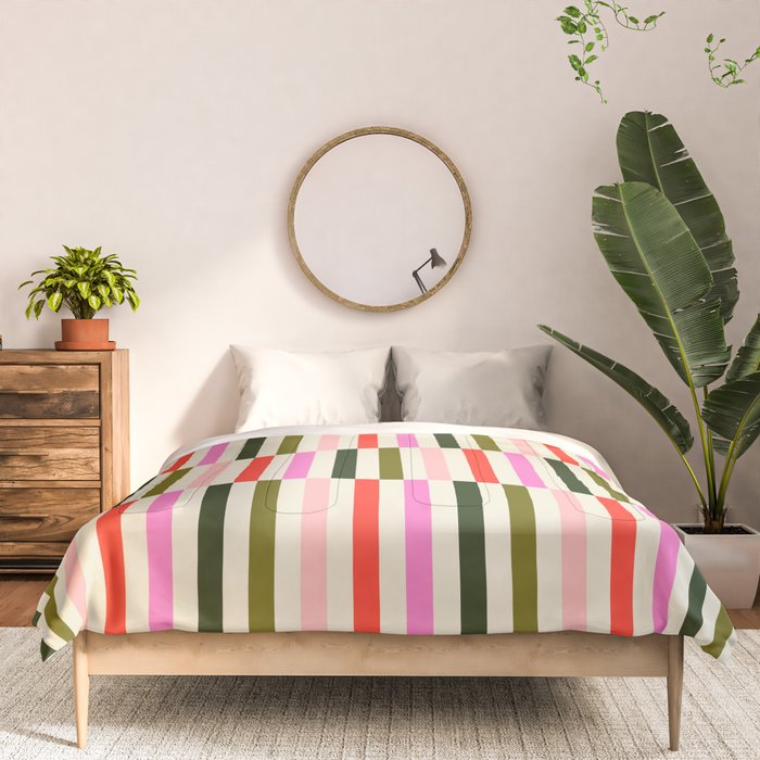 Holly Jolly Stripes Comforter Gallery Image 3
