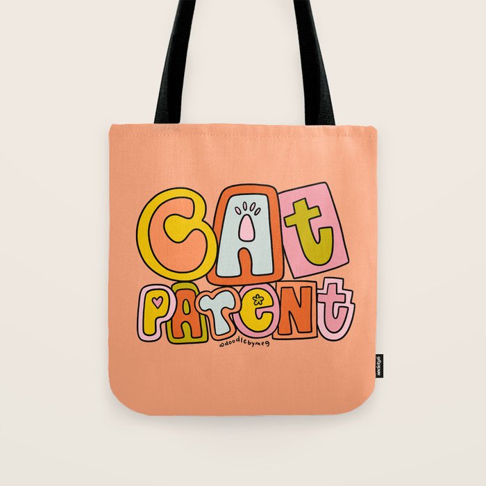 Cat Parent Tote Bag Gallery Image 1