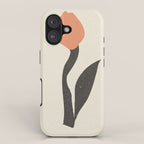 Tulips. Modern flowers art 01 iPhone Case Gallery Image 1