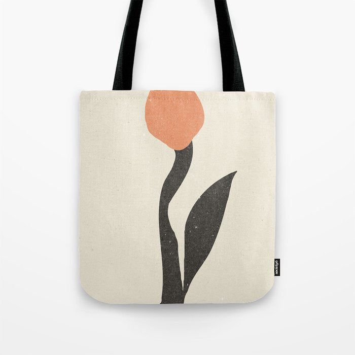 Tulips. Modern flowers art 01 Tote Bag Gallery Image 1