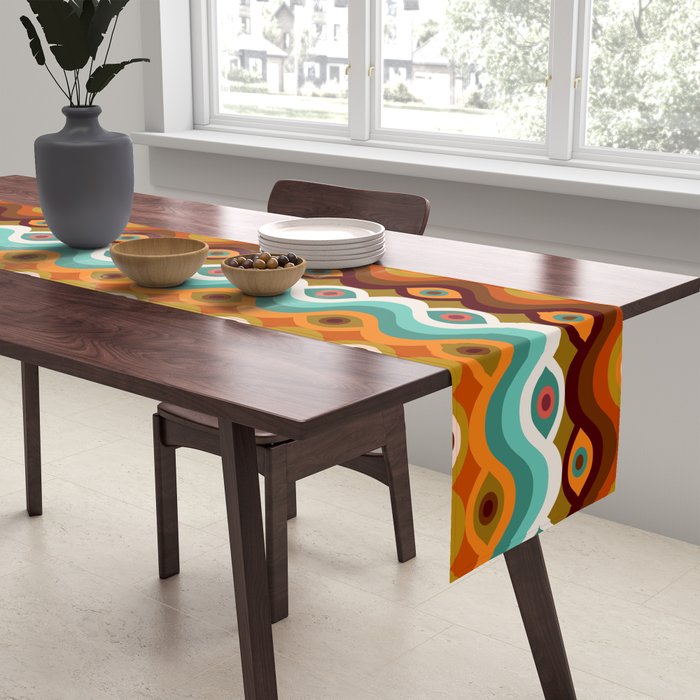 Psychedelic Eye Melt - 60s Palette Table Runner Gallery Image 2