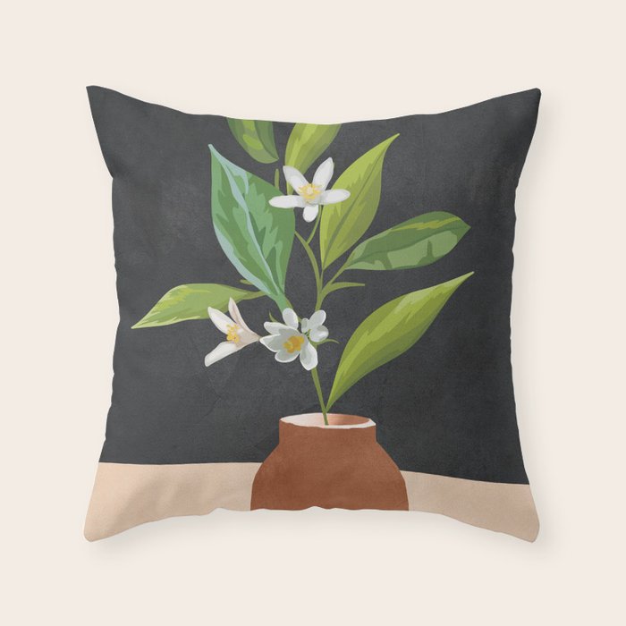 Little Pretty Bloom 3 Throw Pillow Gallery Image 6