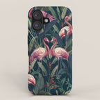 Tropical Flamingos iPhone Case Gallery Image 1