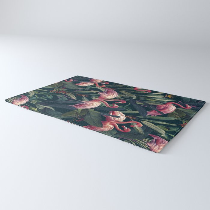 Tropical Flamingos Rug Gallery Image 3