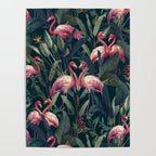 Tropical Flamingos Poster Gallery Image 4