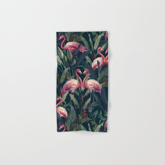 Tropical Flamingos Bath Towel Gallery Image 1