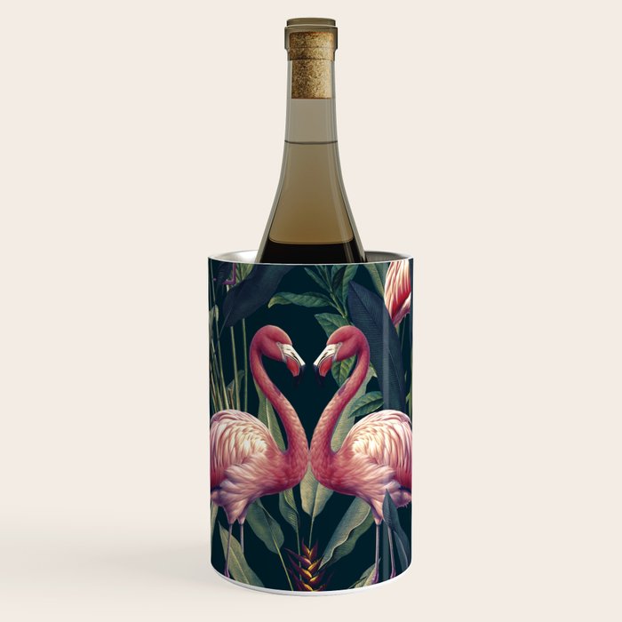 Tropical Flamingos Wine Chiller Gallery Image 1