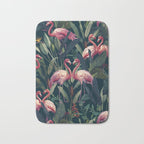 Tropical Flamingos Bath Mat Gallery Image 1