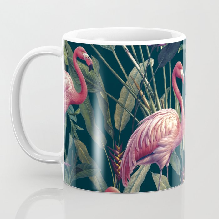 Tropical Flamingos Coffee Mug Gallery Image 3