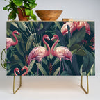 Tropical Flamingos Credenza Gallery Image 1