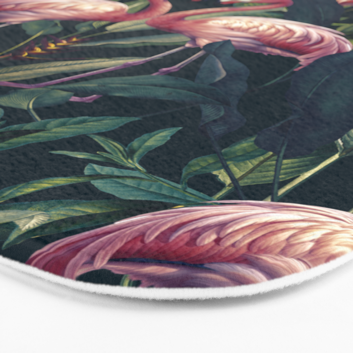 Tropical Flamingos Bath Mat Gallery Image 3