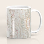 Antique French Aubusson Rose Sage Floral Coffee Mug Gallery Image 1